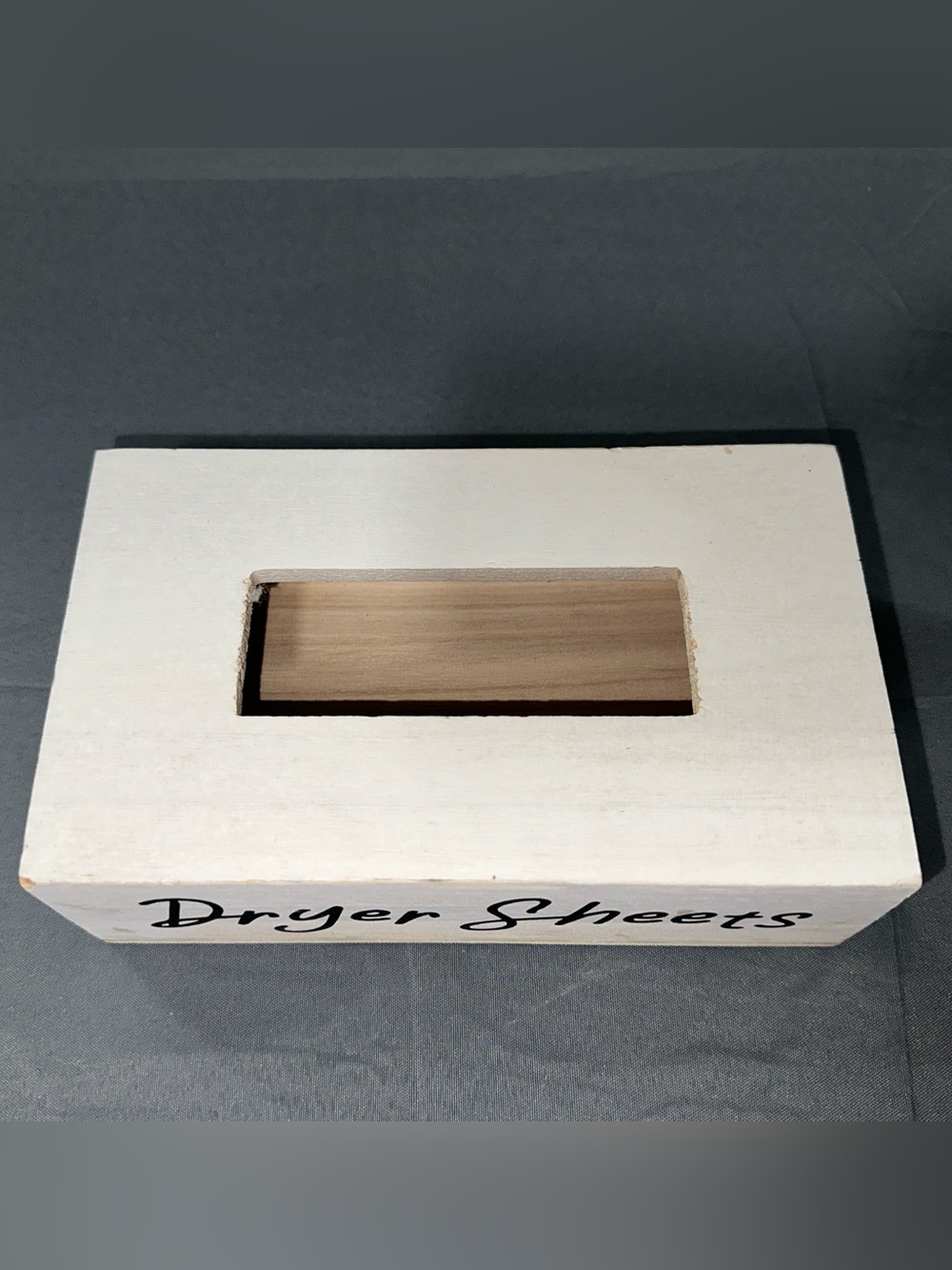 Dryer Sheet Wooden Box Storage - Picture 2 of 8